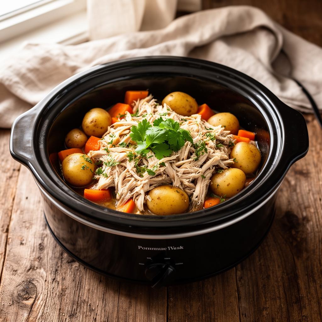 Batch cook with a crockpot
